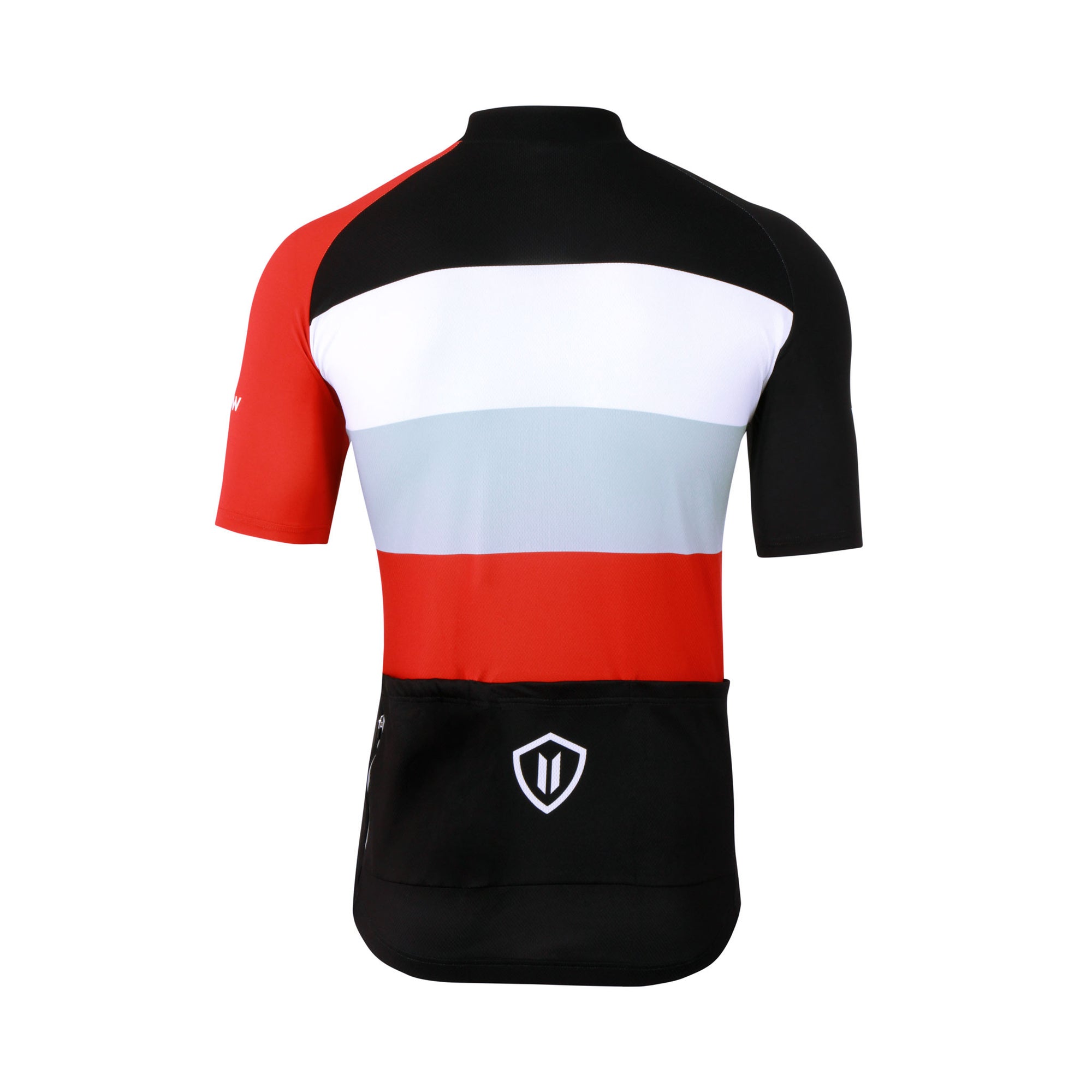 Red and cheap white cycling jersey